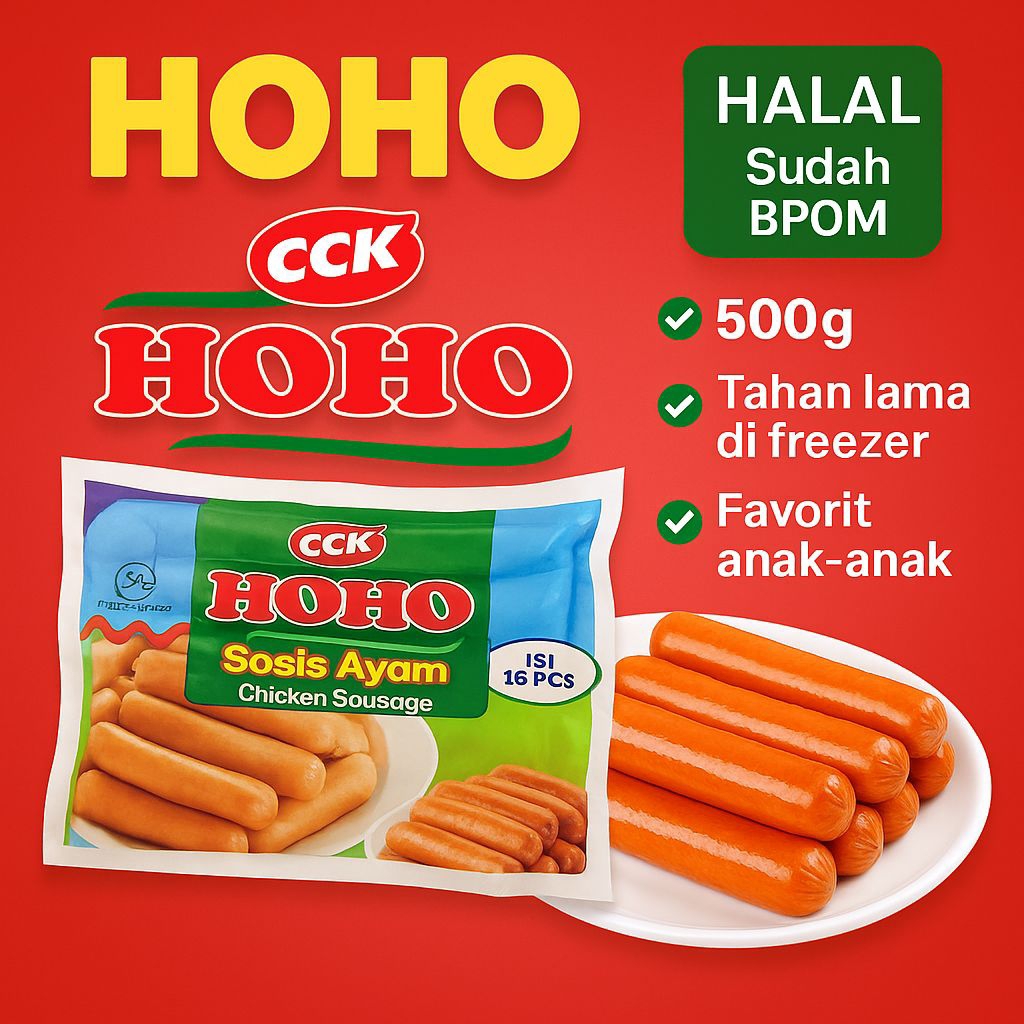 

CCK Hoho Sosis Ayam 500g – Isi 16 pcs