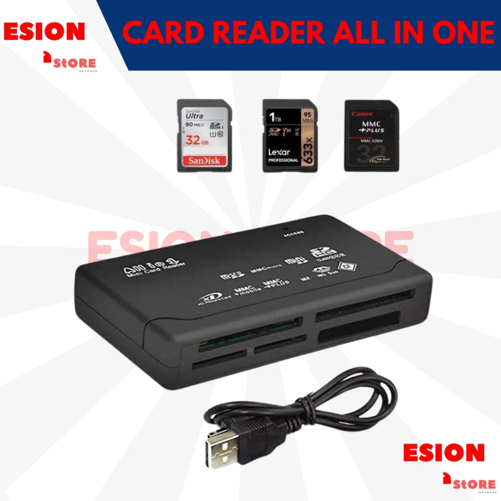 Card Reader all in one /all in 1 card reader / cardreader all in one / card reader memori card Card 