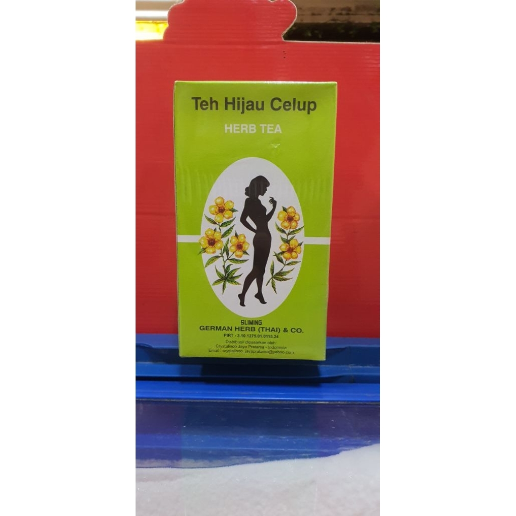 

Teh Hijau Celup / Herb Tea Sliming German Herb ( THAI ) & CO. isi 50 Teabags