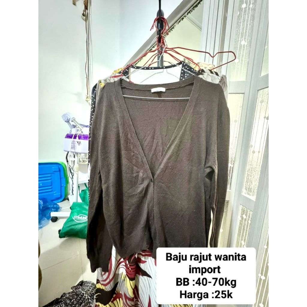 Baju rajut wanita import