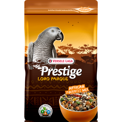 Prestige African Grey Loro Parque 1Kg Versele Laga Makanan Afgrey Parrot Prestige African Parrot Mak