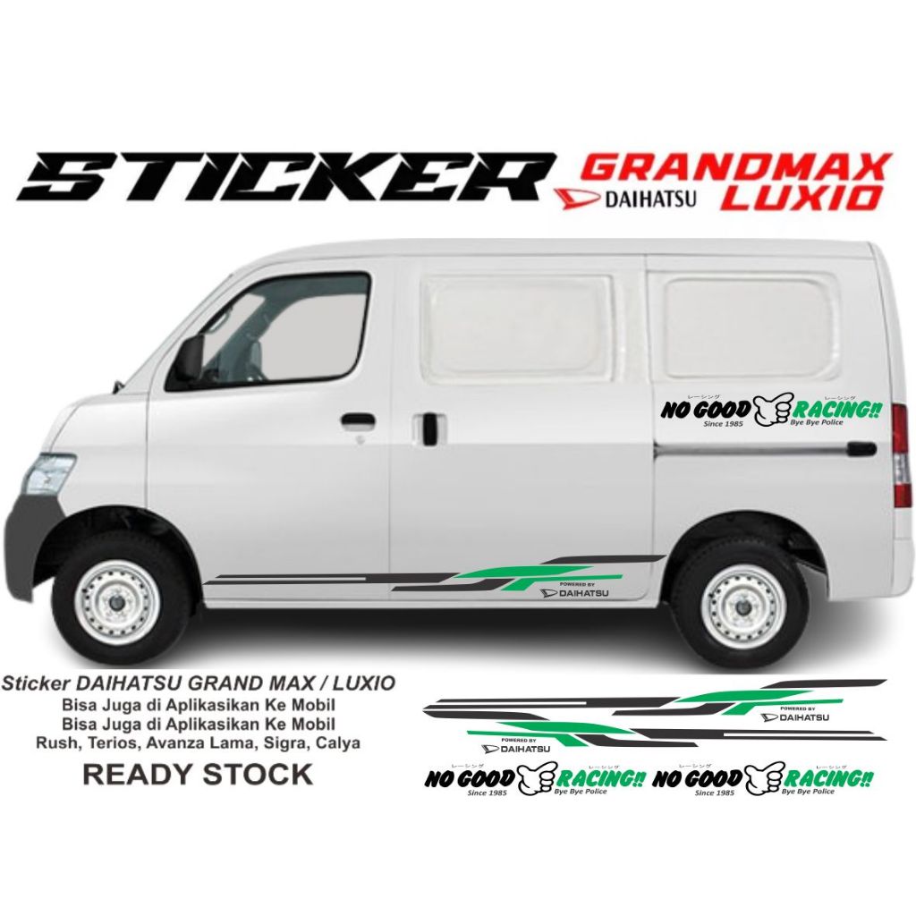 stiker simple low stiker mobil gran max sticker mobil daihatsu gran max stiker mobil luxio sticker l