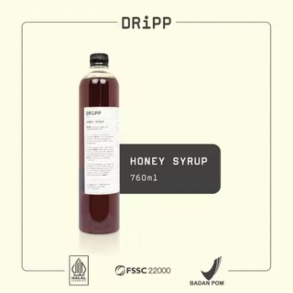 

DRIPP SYRUP HONEY 760 ML