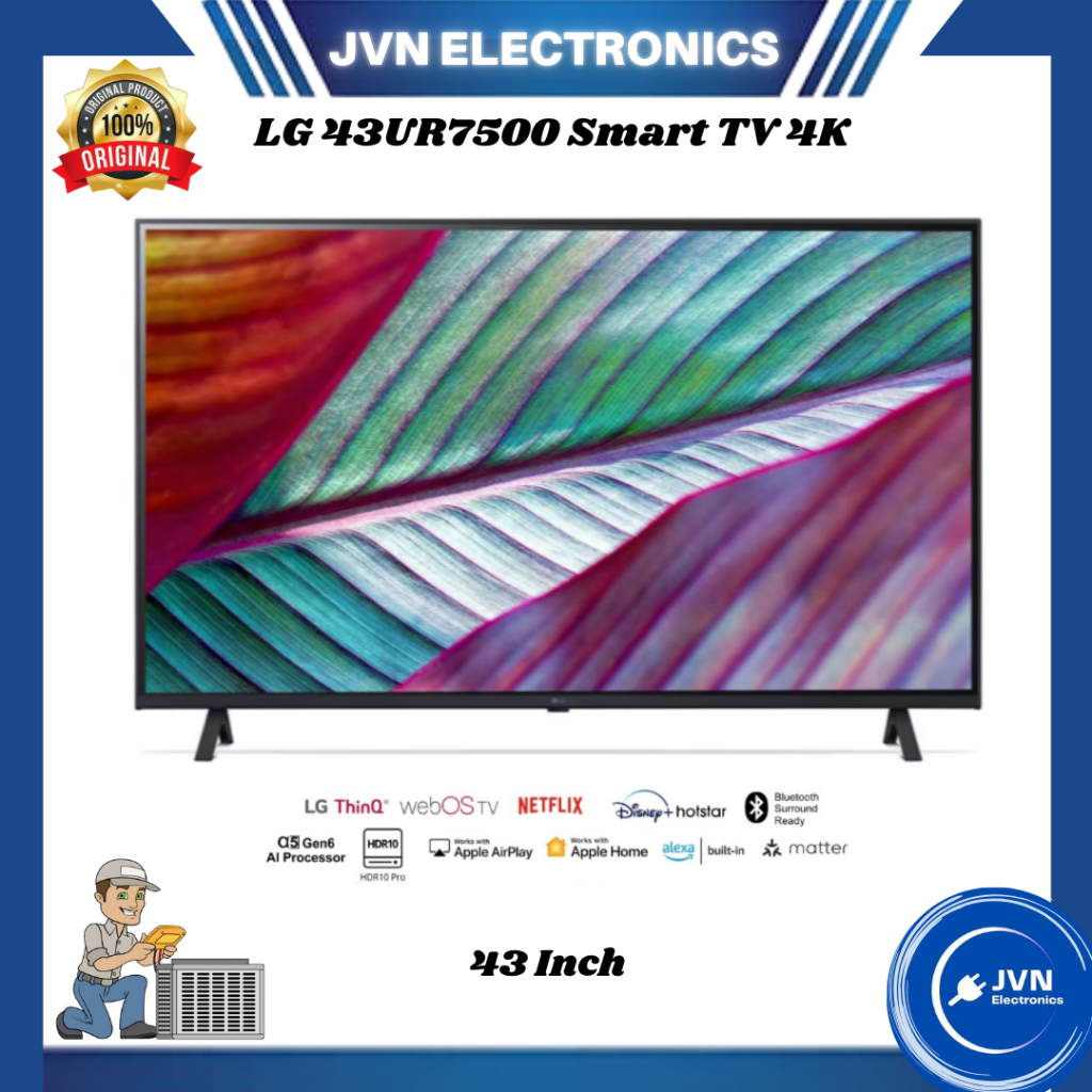 LG 43UR7500 Smart TV 4K - 43 inch
