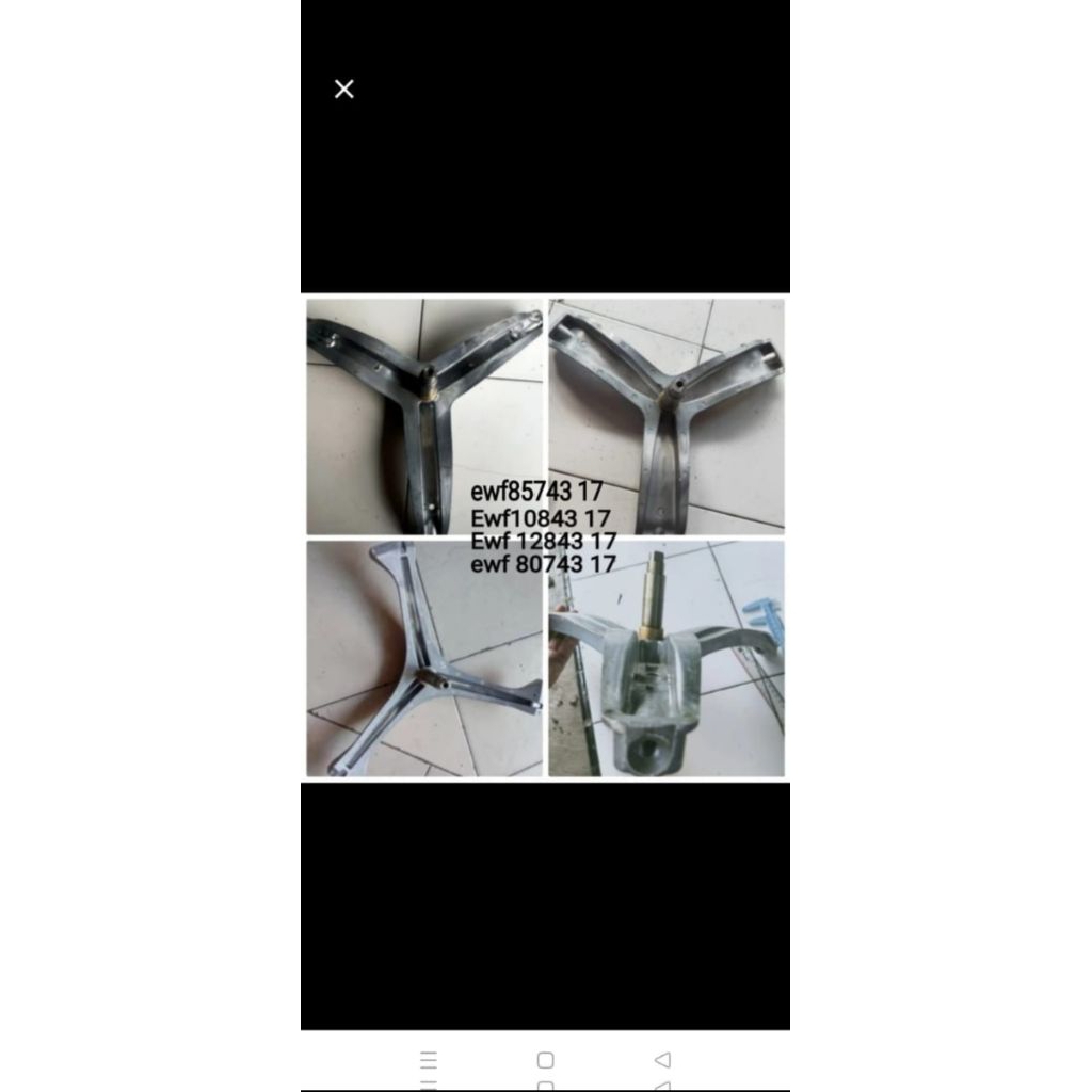 segitiga baling baling mesin cuci electrolux Ewf85743 ewf 85743 ewf80743 ewf10843 ewf 10843