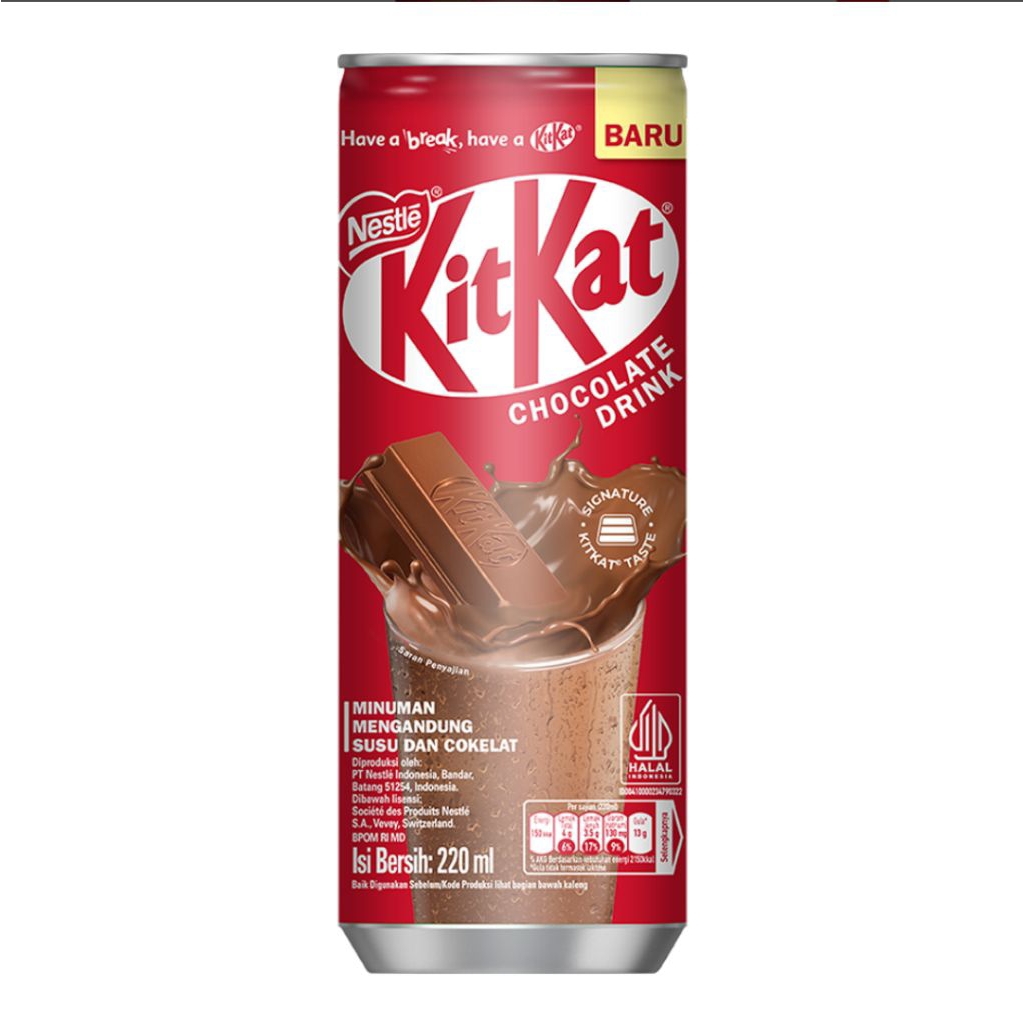 

Kitkat Minuman Coklat 220ml x 3 Kalen