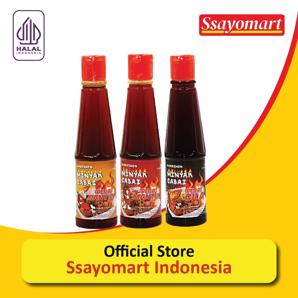 

KONDIMEN MINYAK CABAI SPICY / MINYAK CABE PEDAS / CHILI OIL 135 ML