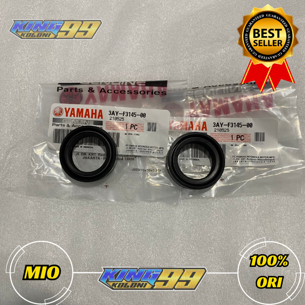 PER PCS SEAL SHOCK SHOK DEPAN MIO SPORTY SMILE NOUVO MIO J M3 SOUL GT AEROX ORIGINAL ORI YAMAHA