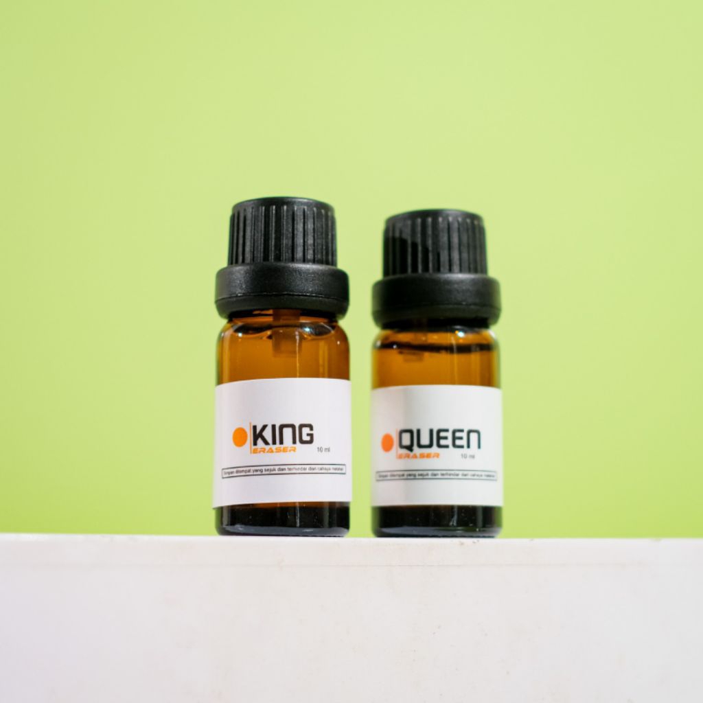 

paket king queen penghapus tinta isi 10 lusin