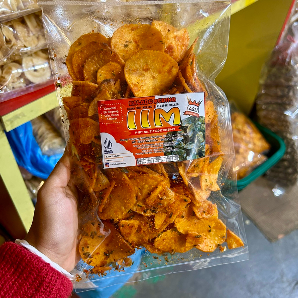 

IIM DAKAK-DAKAK | Keripik Singkong Balado Kering | Balado Kering Renyah