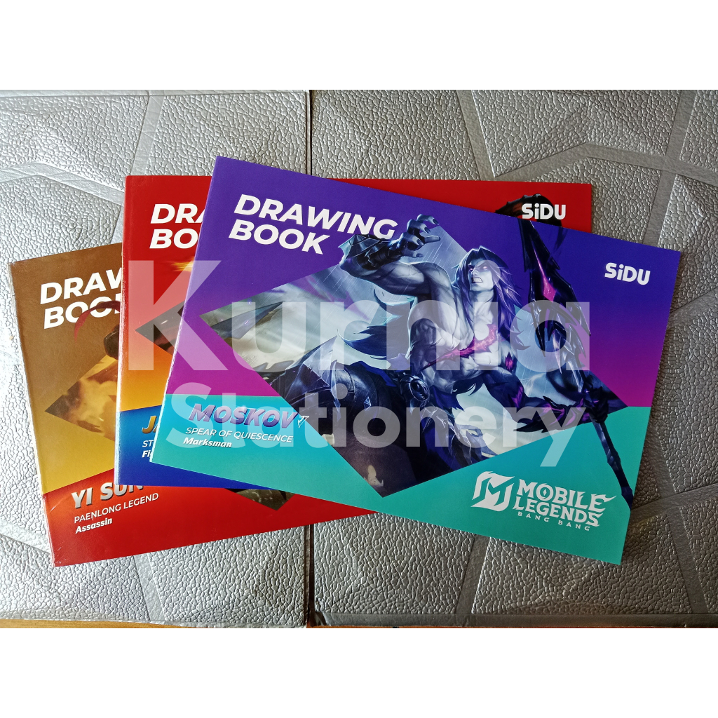 

[ECERAN] (1 PCS) Buku Gambar Mobile Legend SIDU 10 Lembar