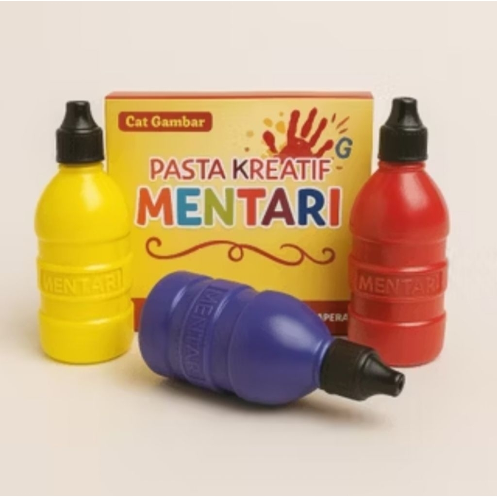 

Pasta Mentari 3 warna @50ml (Merah, Kuning, Biru) / Pasta Kreatif Mentari