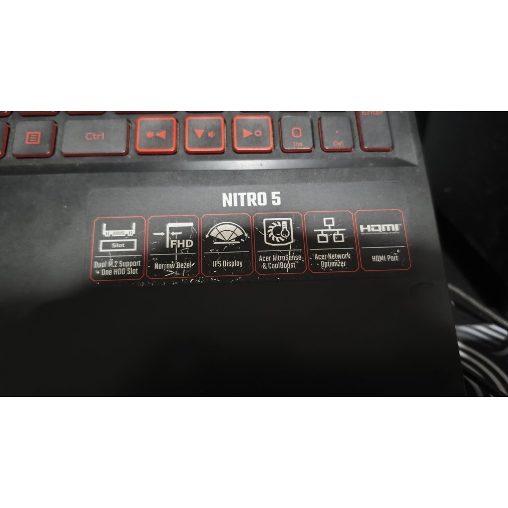 ACER NITRO 5 AN515-54 I5 GEN 9 GTX 1050