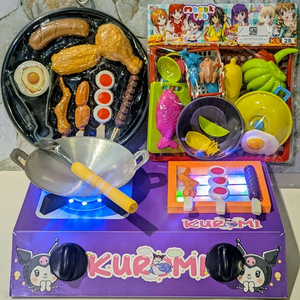 Mainan Masak Masakan Kompor Mini – Dapur Miniatur Anak Cewek