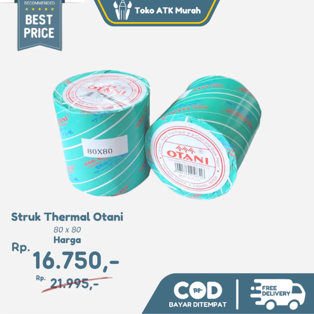 

Kertas Roll Thermal Otani 80 x 80