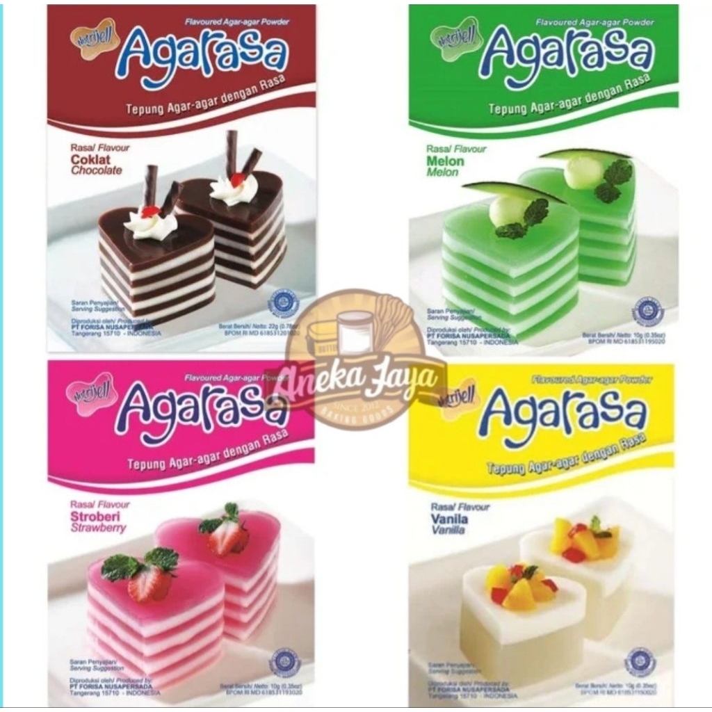 

AGARASA NUTRIJELL SACHET 10 GR