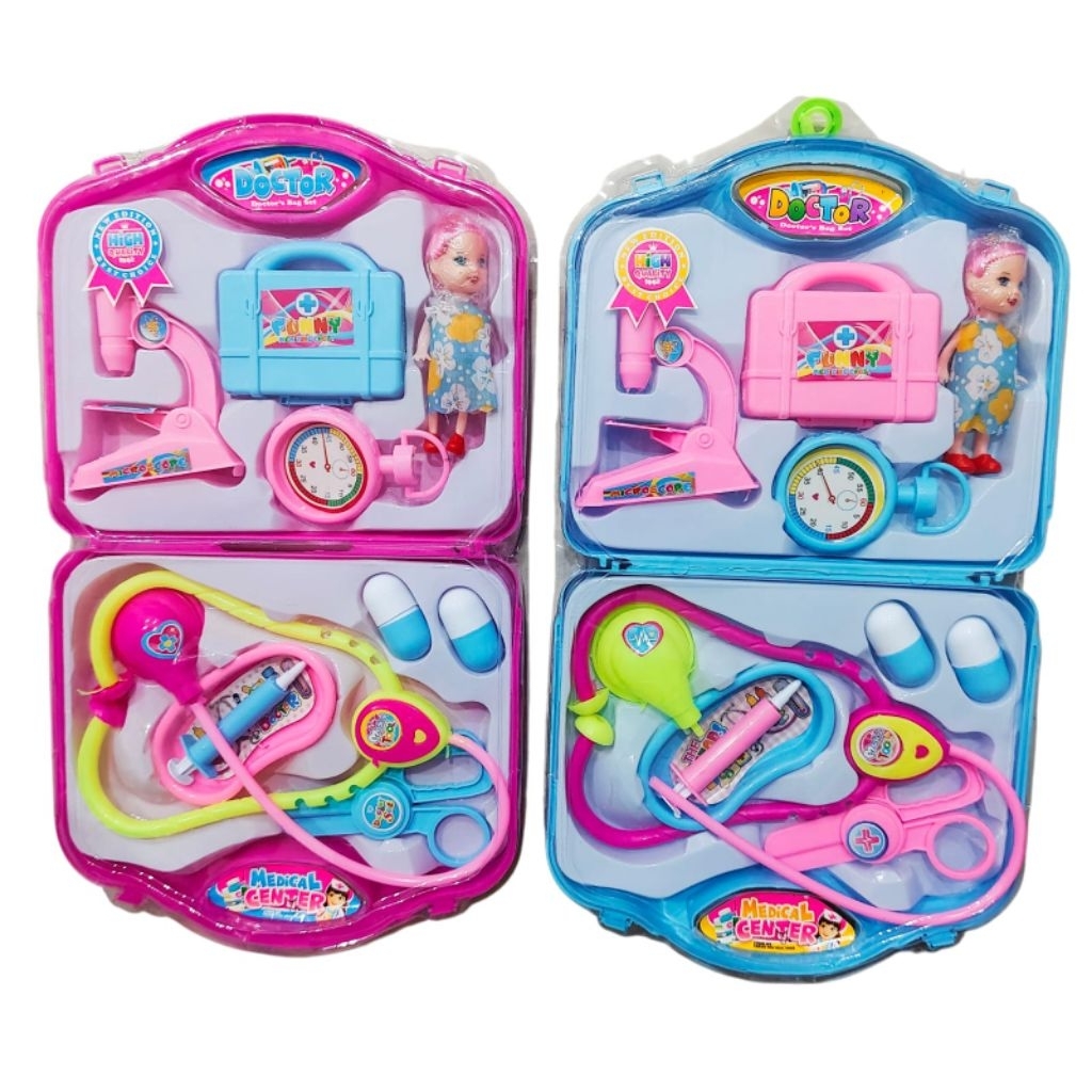 1106 mainan edukasi anak dokter set+ koper/mainan anak cowok cewek dokteran set /mainan anak anak do