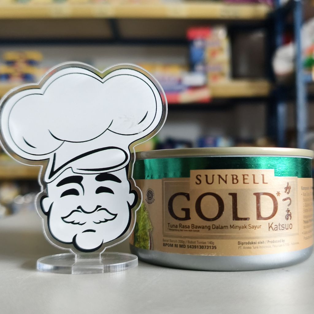 

Sunbell Tuna Katsuo Gold 200Gr / Ikan Tuna Kaleng 200Gr / Tuna Slice Kaleng 200Gr