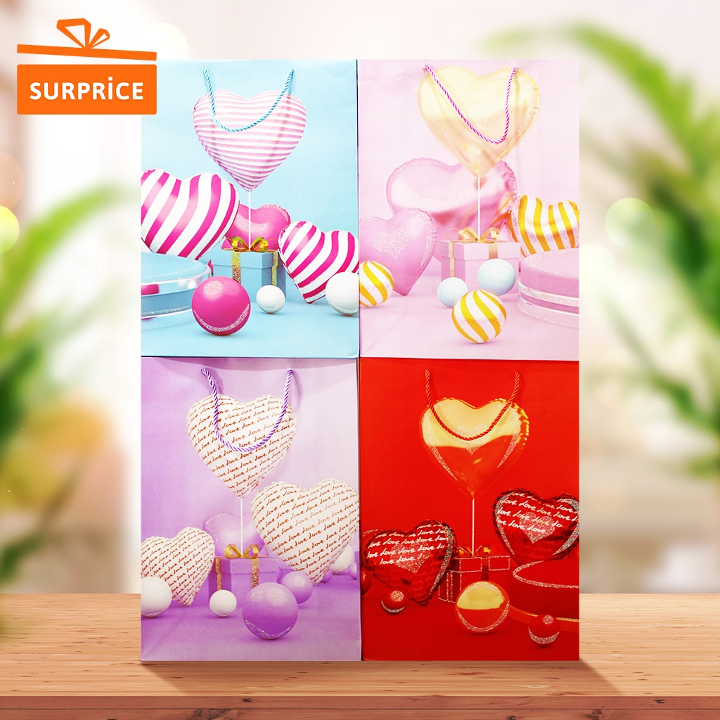 

Surprice Paperbag Love 30x41cm / Paper Bag Tali / Goodie Bag Kado Love