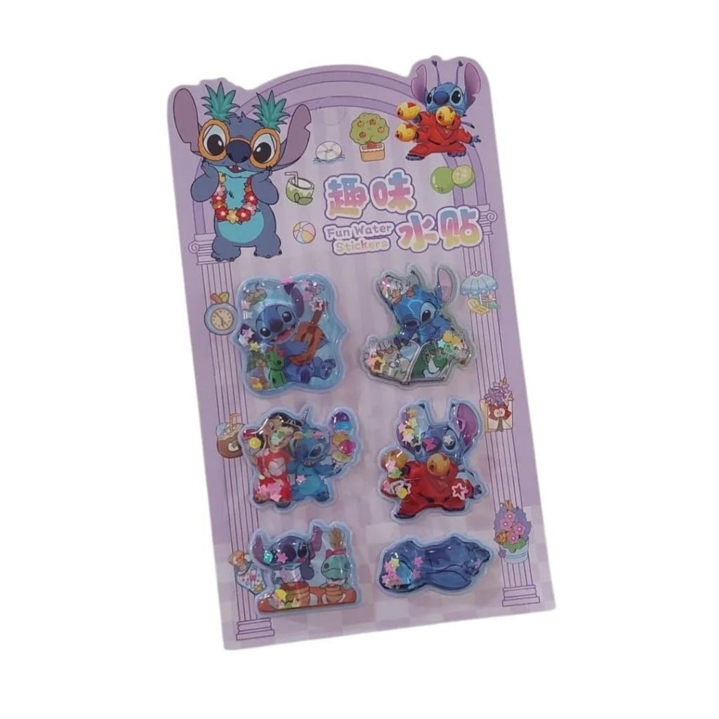 

Sticker Air 3D timbul Disney Stitch Lilostitch Air Gerak Ketika diKoyakan
