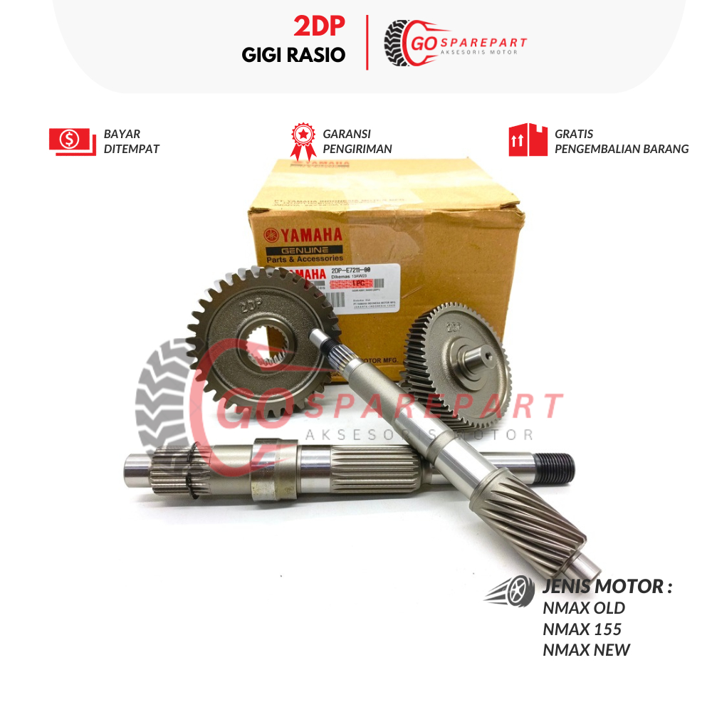 2DP GIGI RASIO MOTOR YAMAHA NMAX / GEAR RASIO MOTOR NMAX / GIGI RASIO / SET RASIO / GIGI GEAR