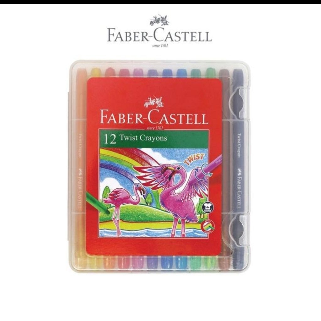 

Faber-Castell Twist Crayon Krayon Putar 12 Twist Crayons / 24 Twist Crayons - Set.