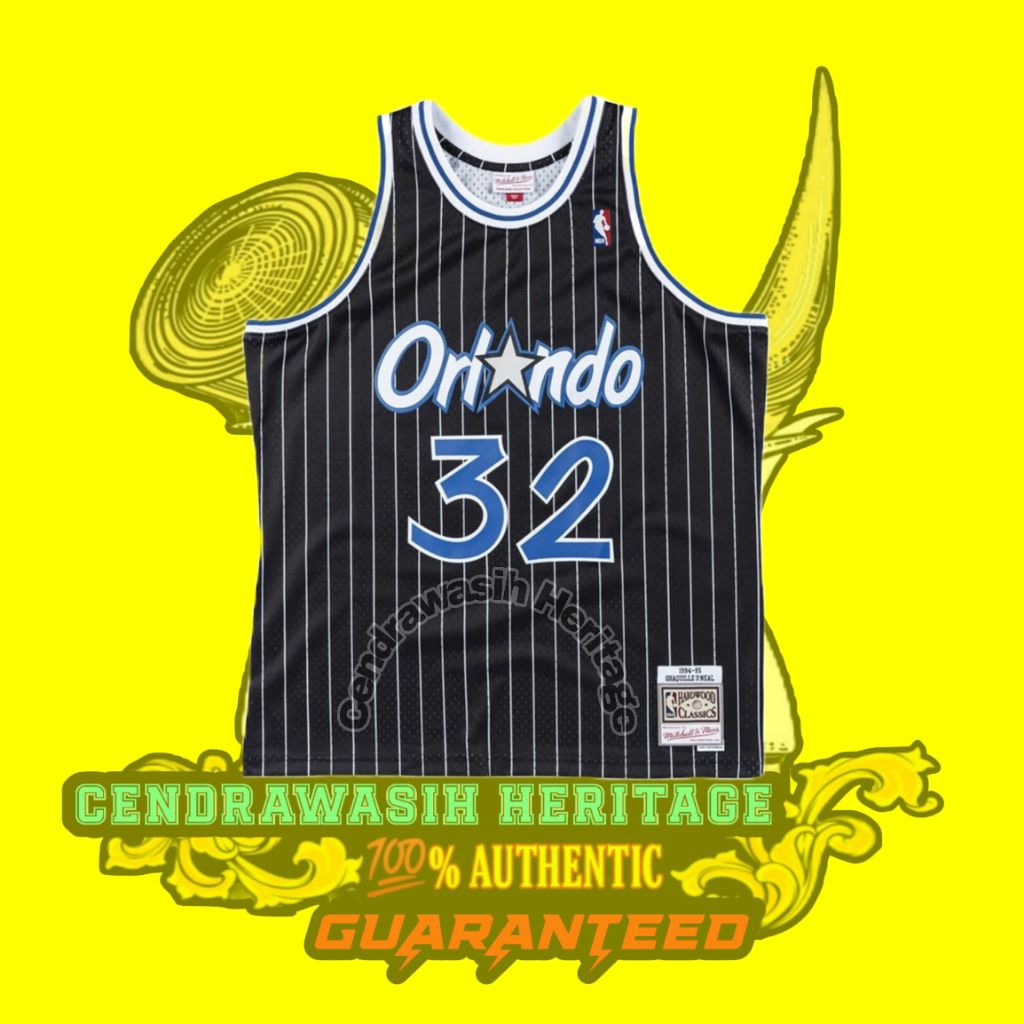 Mitchell & Ness  Nba Orlando Magic Shaquille O'Neal 1994-95 Swingman Alternate Jersey Black Original