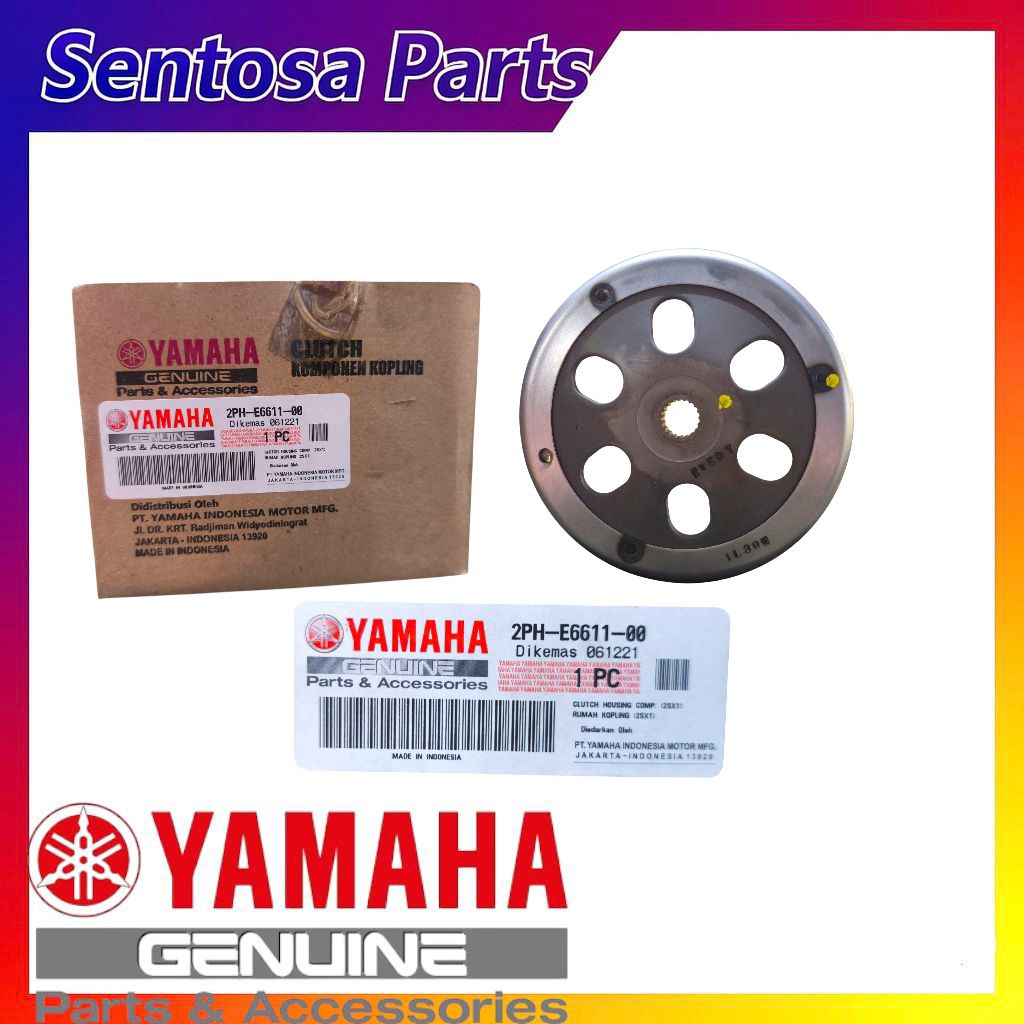 asli yamaha clutch housing comp mangkok kampas ganda mangkok kampas otomatis yamaha mio M3 Fino 125 