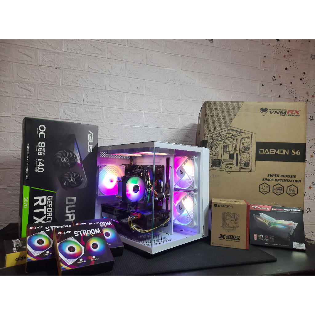 PC Editing & Gaming Gahar I7 + RTX 3070 | Harga Mantap