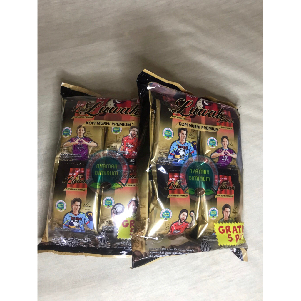 

Kopi Luwak Bubuk Murni isi 9+5 X 6.5gr