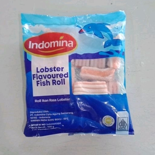 

Indomina lobster flavoured fish roll 500gr