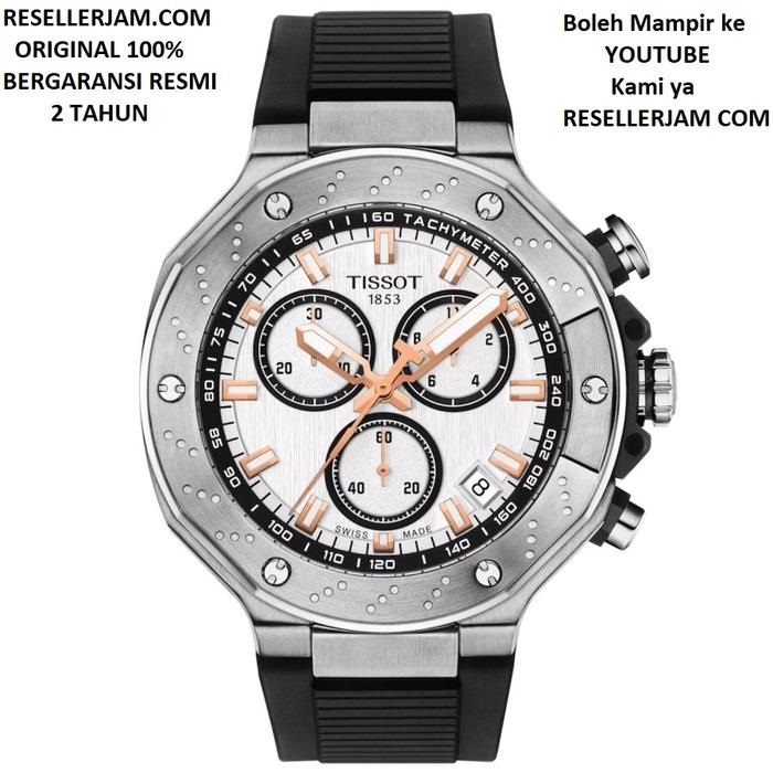 Jam Tangan Tissot T141.417.17.011.00 T-Race Chronograph Original Garansi Resmi 2 Tahun