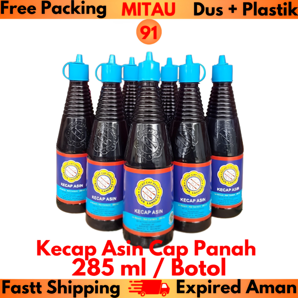 

[oddsolshop] pekanbaru/Kecap Asin Cap Panah 285ml