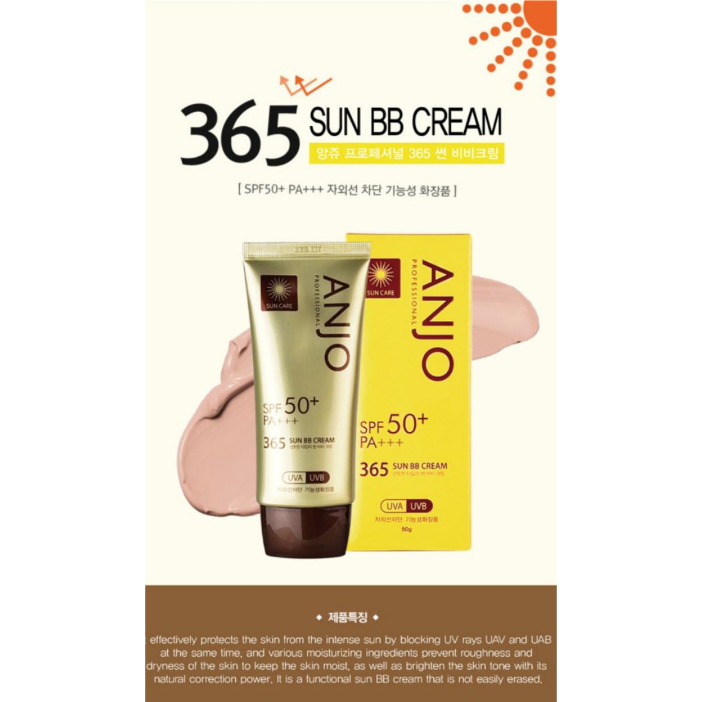 [ANJO] 365 SUN BB CREAM SPF 50 PA++++