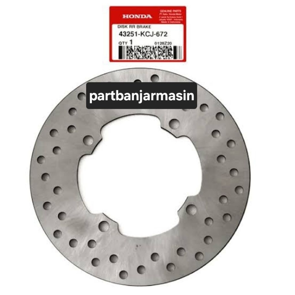 43251KCJ672 PIRINGAN CAKRAM BELAKANG CB150R PIRINGAN CAKRAM BELAKANG CBR150 PIRINGAN CAKRAM BELAKANG