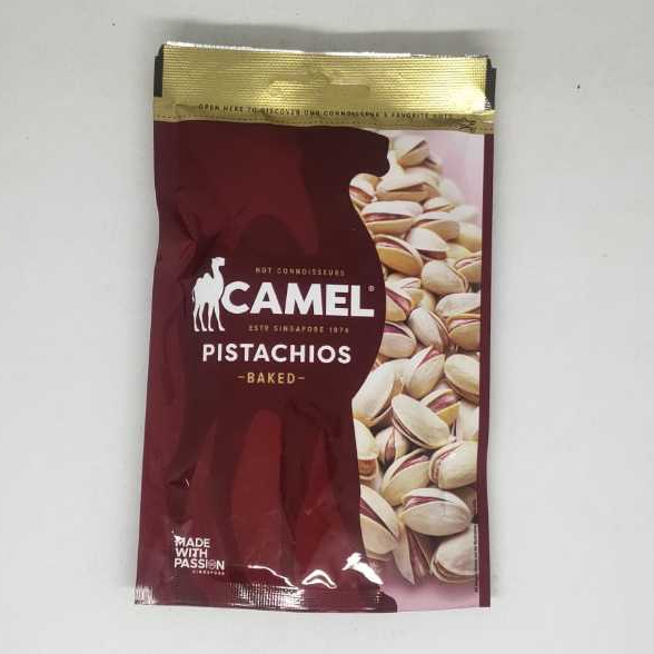 

CAMEL NATURAL BAKED PISTACHIOS 36G