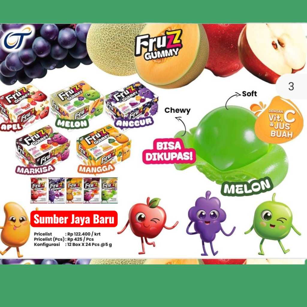 

Gummy Fruzz | Isi 24 Pcs | OT