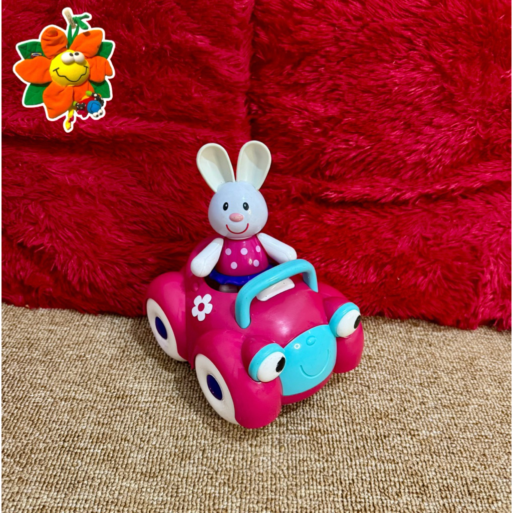 Mainan ELC ToyBox Rosie Rabbit and Her Motor Car - elc toybox pl mainan figur elc