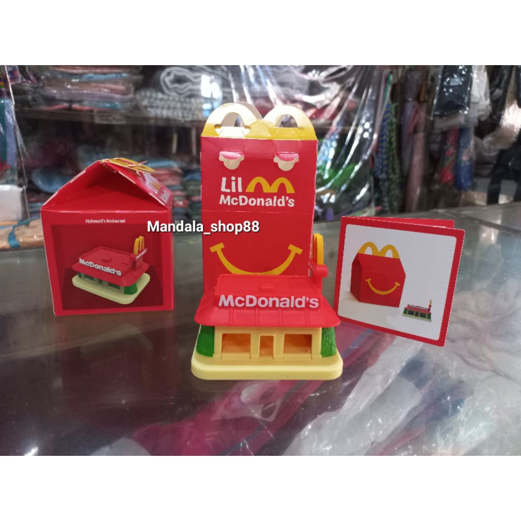 Happy meal Mcd Indonesia edisi little mcd, crocs biru