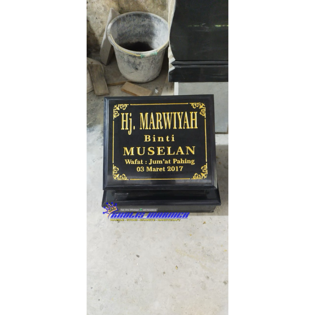 Nisan Box Batu Granit Hitam