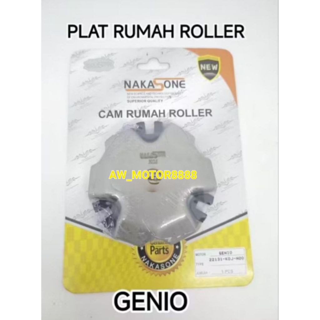 TUTUP CAM RUMAH ROLLER GENIO / BEAT LED 2020 / BEAT DELUXE CAM RUMAH ROLLER ROLER PLAT TUTUP CAM RUM
