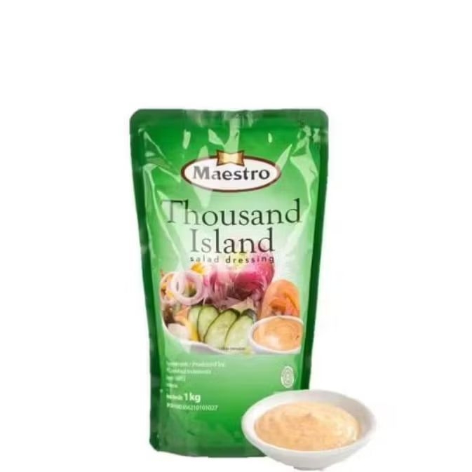 

Maestro Mayonaise Thousand Island Original Mayonais Serbaguna Saus Salad Dressing 1kg