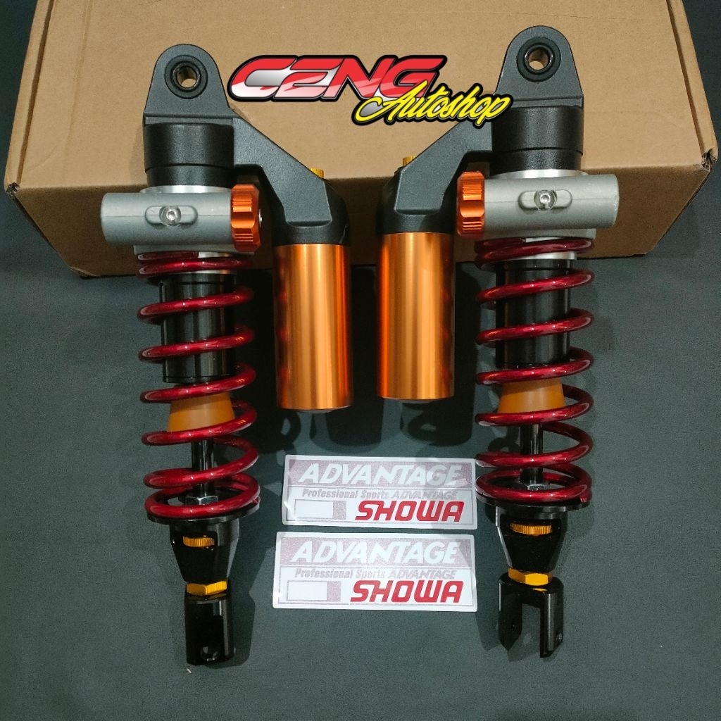 shock belakang Showa cnc 310mm pcx/nmax/aerox Shock Showa stel cnc thailand size 310  mm PCX 150 , n
