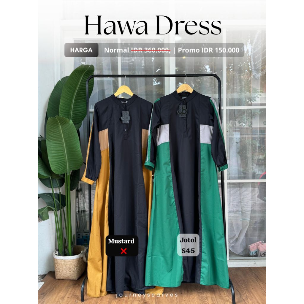 HAWA DRESS JOURNEY SCARVES