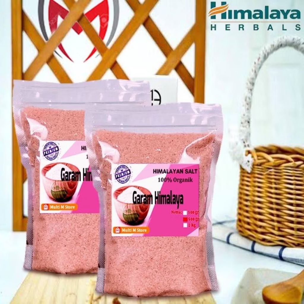 

[ORI] Garam Himalaya Kualitas Premium 500 Gram | Pure Super Fine Salt