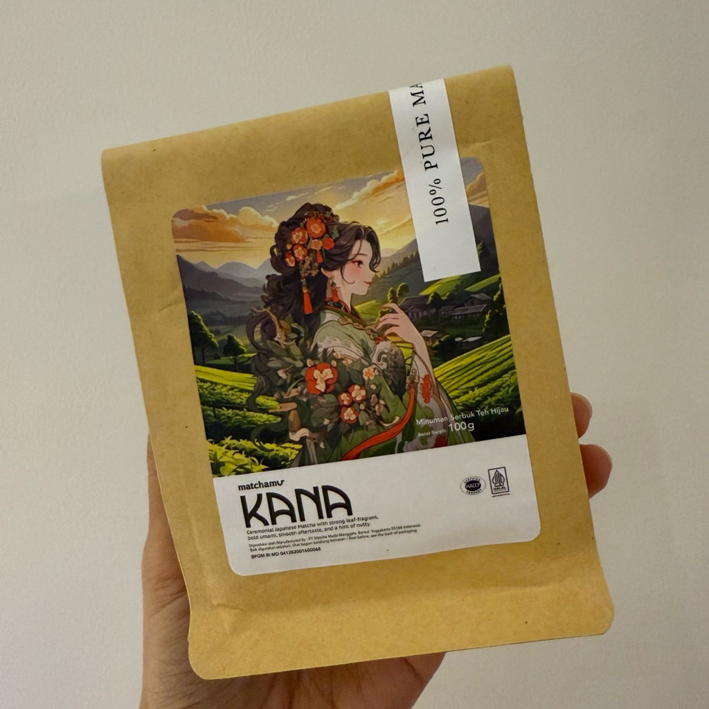 

Matchamu Kana Ceremonial Grade Matcha Powder 100 gr READY STOCK