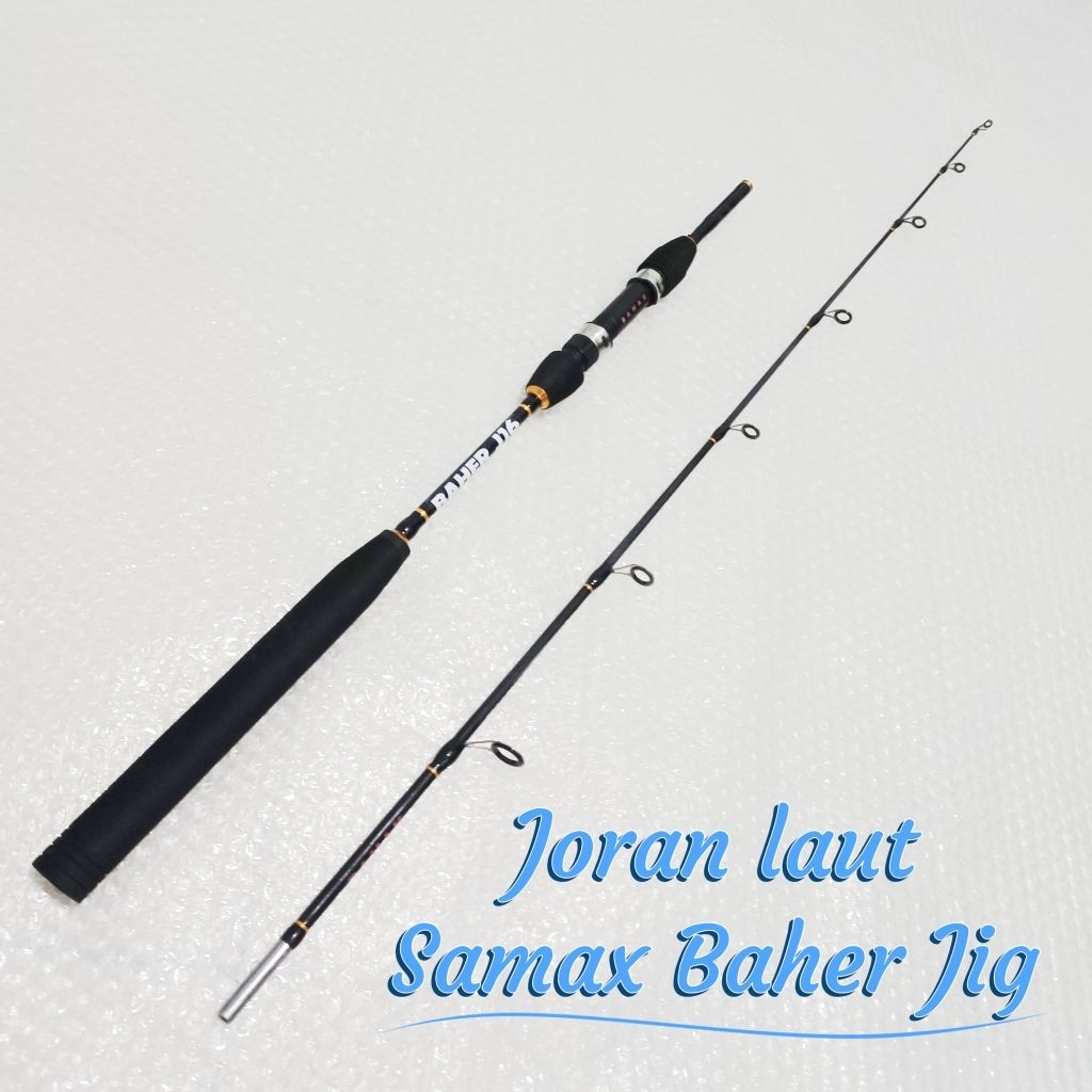 termurah laris Joran pancing laut jigging kaku fiber solid padat Samax jigging150 165 180 198 cm