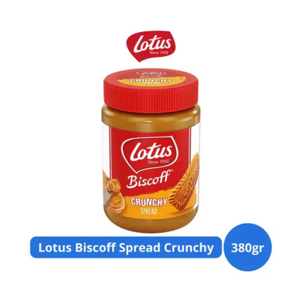 

Lotus Biscoff Crunchy Spread 380g – Olesan Kerenyahan Biskuit Karamel Legendaris