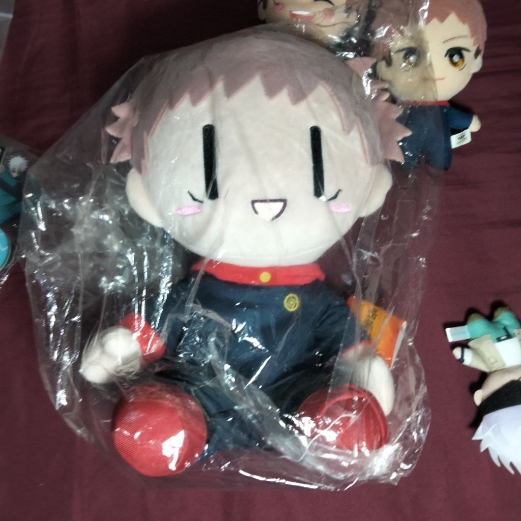 official merch jjk yuji itadori/ itadori yuuji boneka 30cm