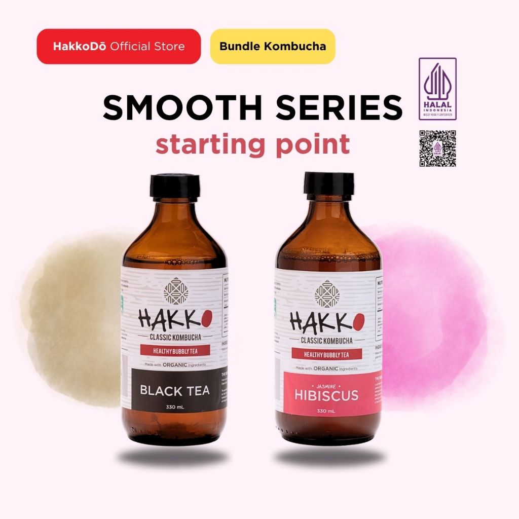 

Hakko Kombucha Smooth Series - Black Tea + Hibiscus Jasmine